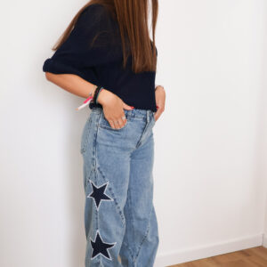 Calças de ganga com estrelas