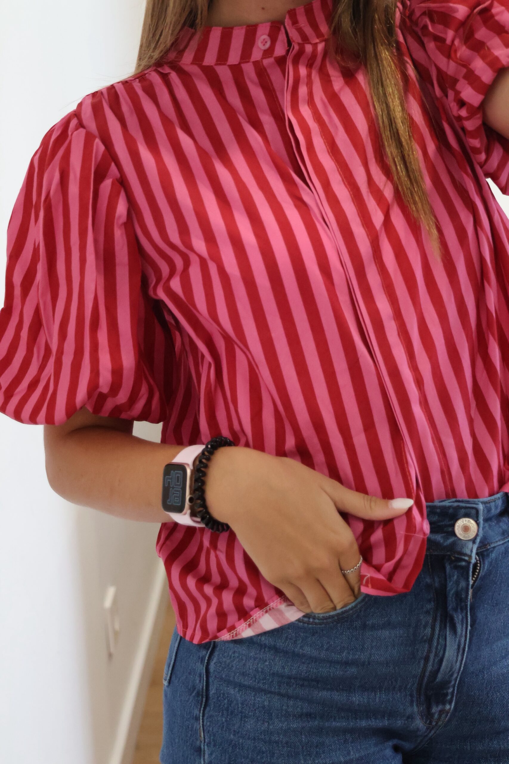 Blusa manga balão